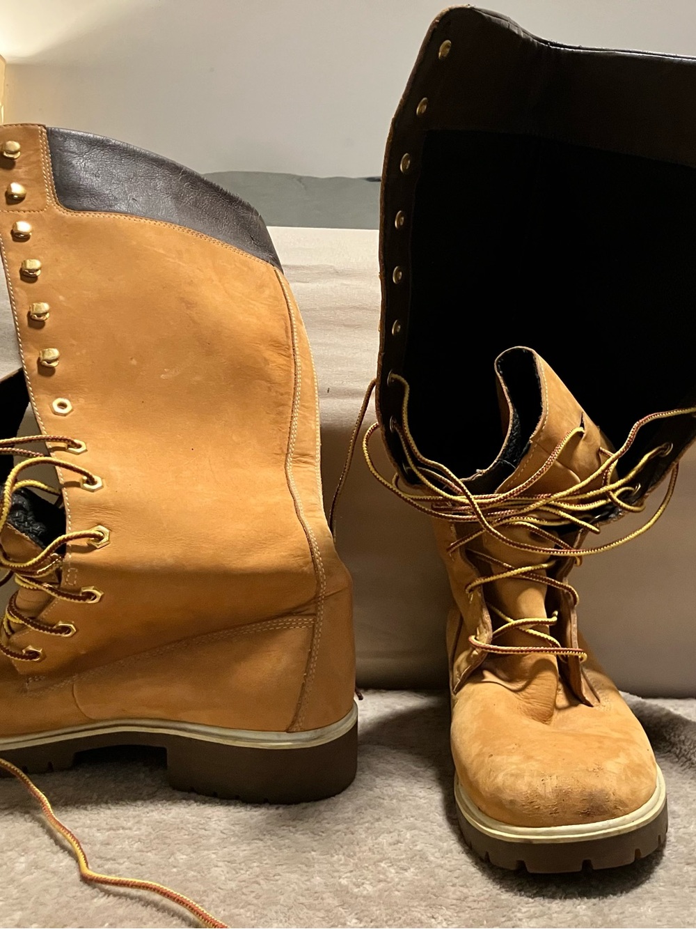 Timberland Wheat Lace-Up Women's Work Boots